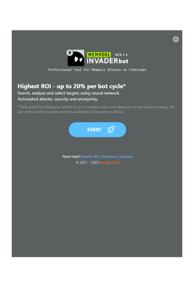 Invader Bot start